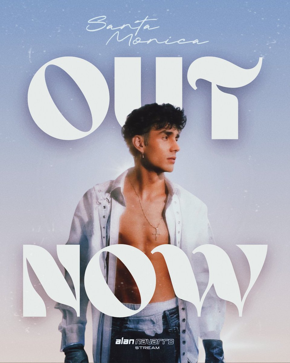 streamforalan's tweet photo. 💿 #SantaMónica, lo nuevo de @alannavarro ya se encuentra disponible ¡Escucha ahora! 

☀️ https://t.co/JQSVL2h8Oz

SANTA MÓNICA OUT NOW https://t.co/ylOc2nHNRG