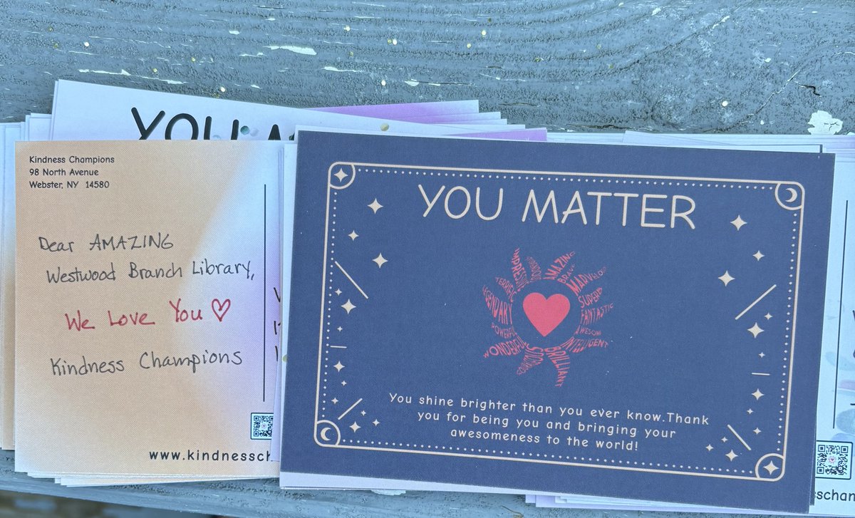 KindnessChamps's tweet photo. "Do your little bit of good where you are; it's those little bits of good put together that overwhelm the world" Desmond Tutu

Today is the day
To send out postcards we say
Sent with love and joy
Doing a little bits of good where they go💌
#postcardproject #littlebitofgood❤️ https://t.co/kuf2zkRyhe