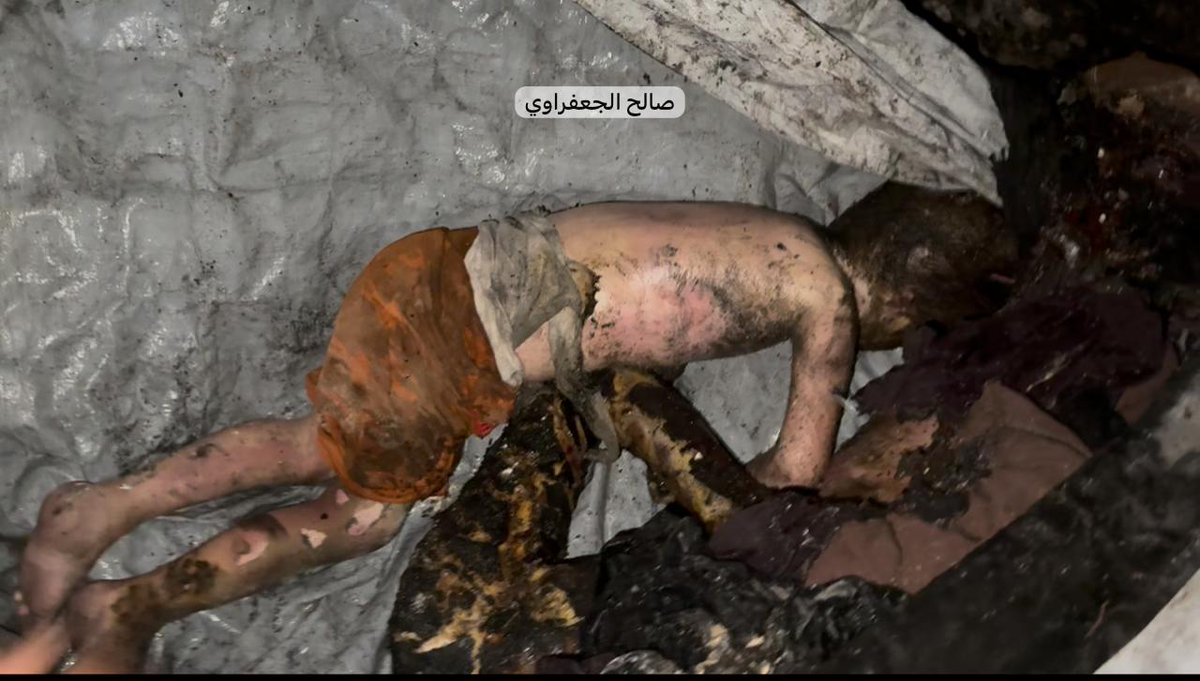 AnasAlSharif0's tweet image. Charred bodies and massive destruction after Israeli forces bombed the Mustafa Hafez School, which was sheltering displaced families. Most of the victims were women and children.