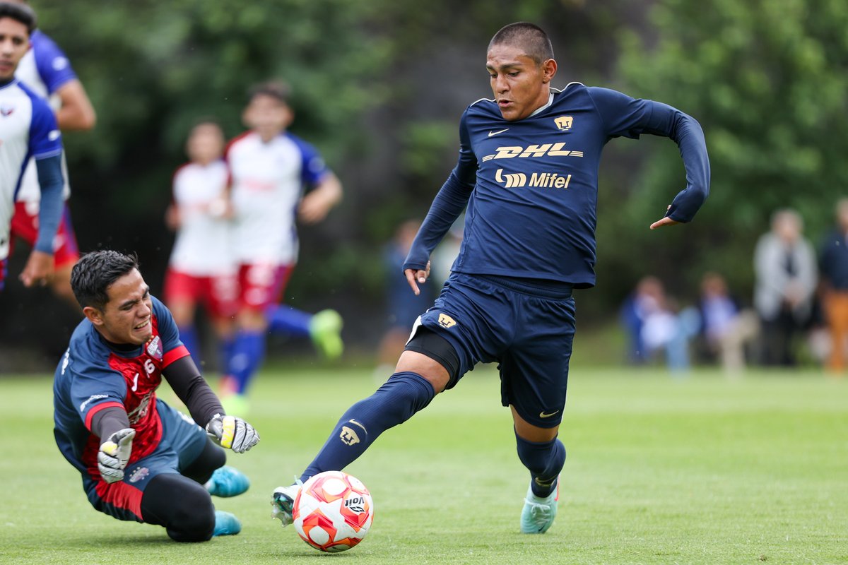 Partido de pretemporada 🆚 <a href="/Atlante/">Atlante FC 🐎⚽️</a> 

En Cantera se disputaron 4 tiempos en total:

🕰️ 45 minutos 1er tiempo
🕰️ 15 minutos 2do tiempo
🕰️ 45 minutos 3er tiempo
🕰️ 15 minutos 4to tiempo

Durante los dos primeros tiempos, nuestros Pumas vencieron 2-0 al conjunto de los Potros de
