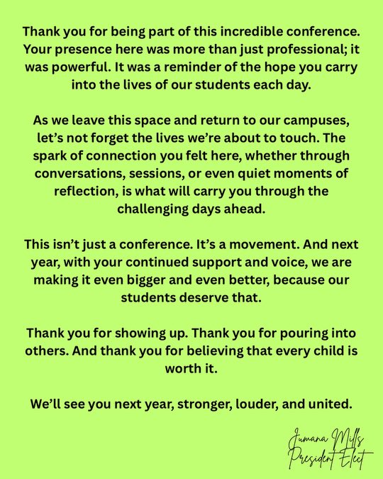 The movement begins…lets grow! <a href="/Taae8/">TAAE</a> #TAAE2025 #EducationThatTransforms