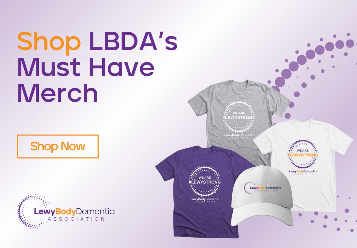 LBDAssoc's tweet image. Celebrate summer in style — and for a great cause. ☀️🧢 From classic tees to comfy hats, our merch keeps you cool while raising awareness for #Lewybodydementia and those navigating this difficult disease.
Shop now & show the world you are #LewyStrong. 🔗: ow.ly/QJfG50V5PKi