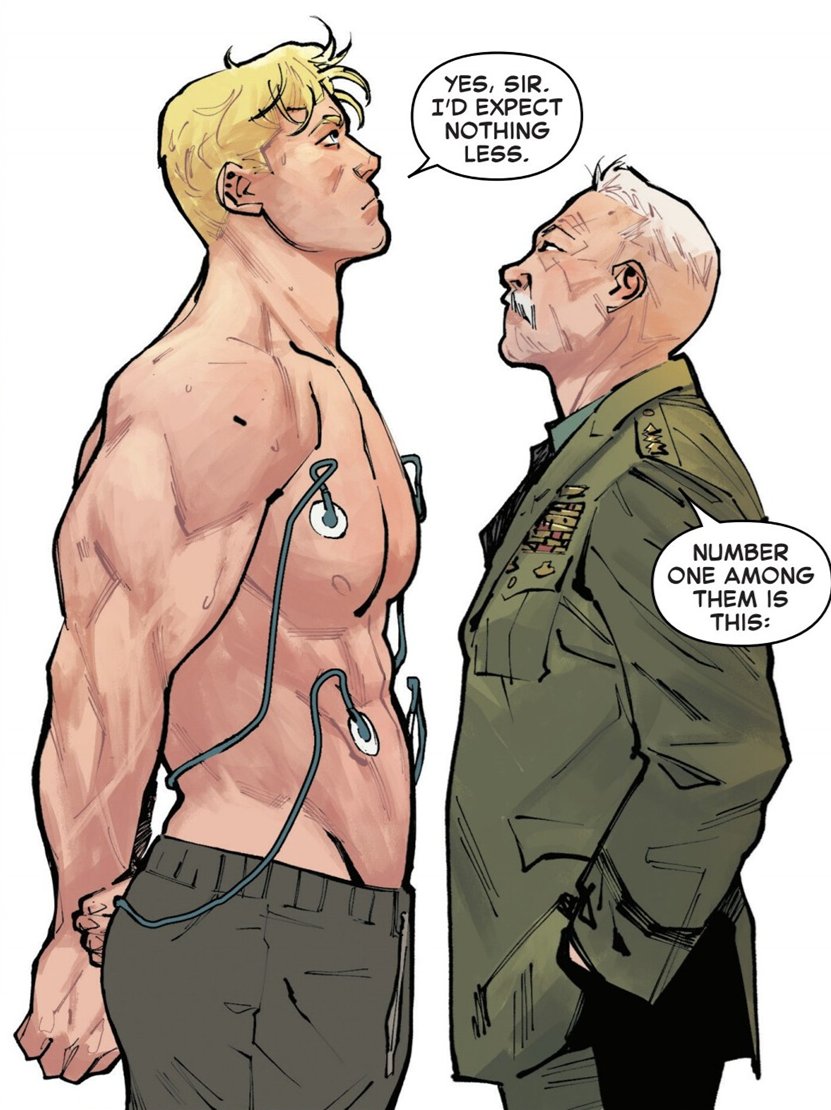 MaleLoveBR's tweet photo. Captain America #1 (SPOILER)

🥵🥵🥵🥵🥵🥵🥵🥵

#CapitãoAmérica #SteveRogers #Beefcake #Manservice https://t.co/q4UVm76Uqa