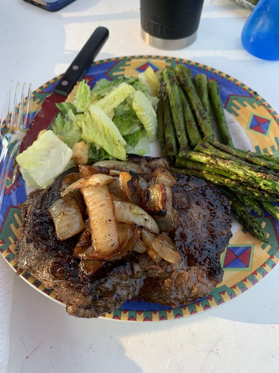 17.5 lb ribeye roast means Steak Night! For America. 🇺🇸 
#Dadsbegrillin #dadsbegrillin