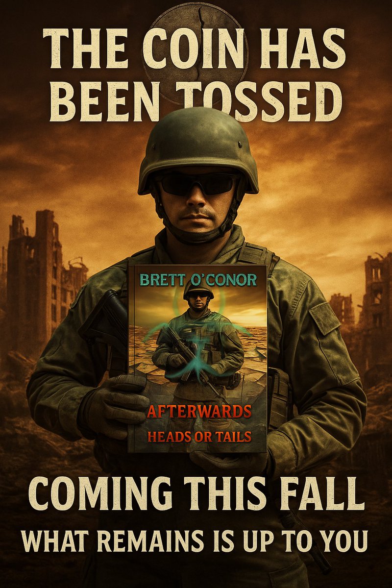 BrettOConor's tweet image. We didn’t stop it.
We didn’t even try.

The system collapsed, because we were too busy pretending it wouldn’t.
We let it happen!

Afterwards - Heads or Tails 
Coming this fall.

#Afterwards #MoralCollapse #WeAreTheSystem #PostApocalypticTruth #OConorUniverse