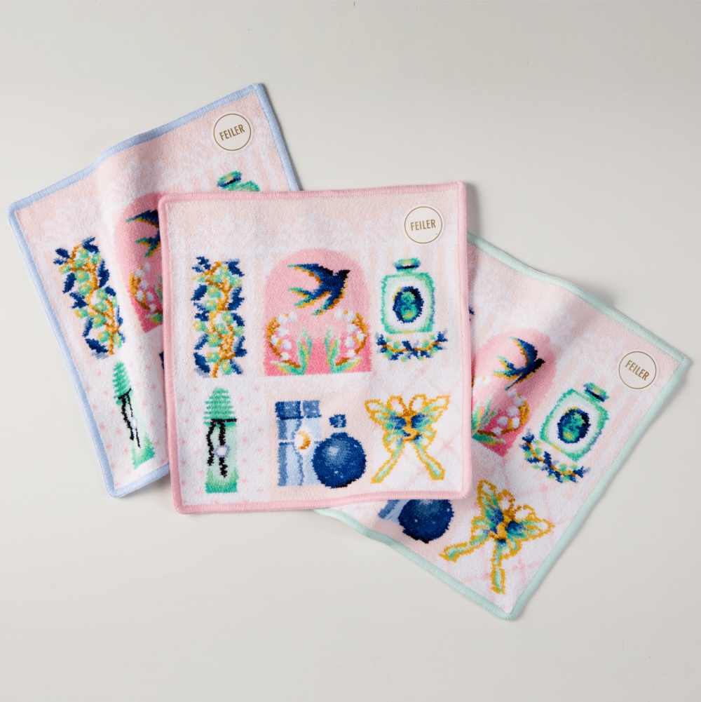 開館20周年を記念して、シュニール織の老舗ブランド「フェイラー」との