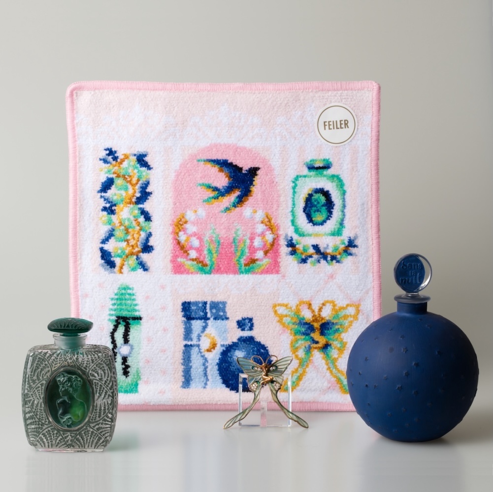 開館20周年を記念して、シュニール織の老舗ブランド「フェイラー」との