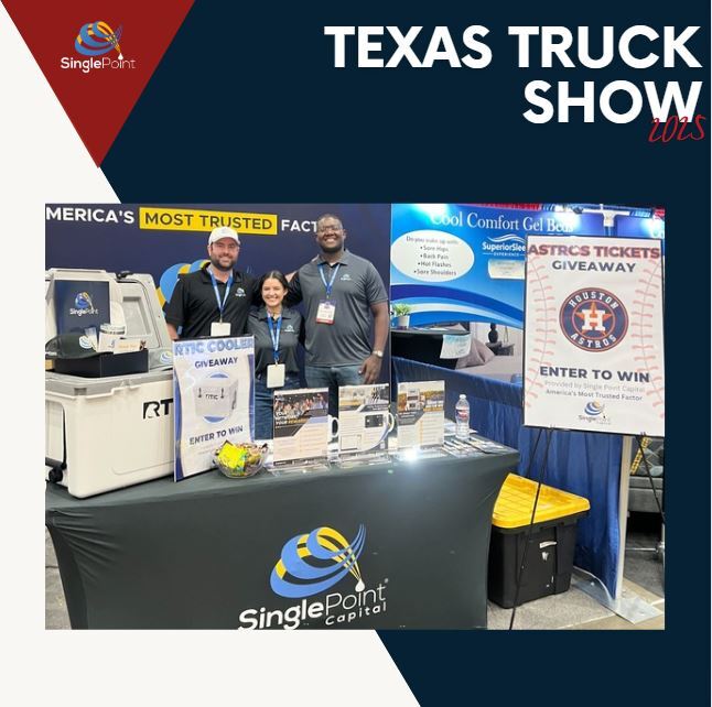 SinglePointLog's tweet image. Still reminiscing a great weekend at the Texas Truck Show this year! 
A big shout out and thank you to all who stopped by!

#SinglePointLogistics #truckingindustry #TexasTruckingShow #logistics #supplychain