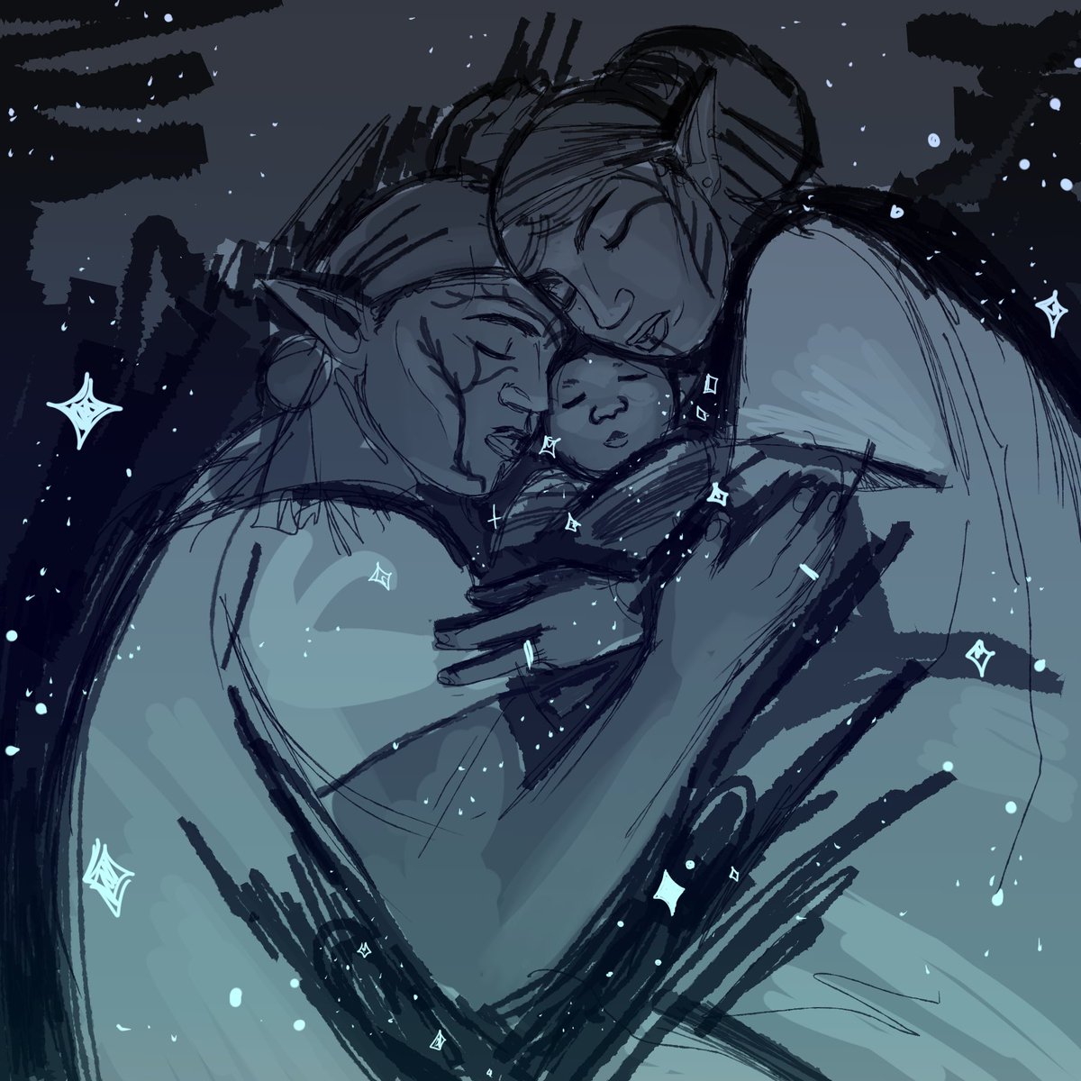 Davrin Week 4: Family/Home

Little Grey Warden 
#davrinweek #davrinweek2025