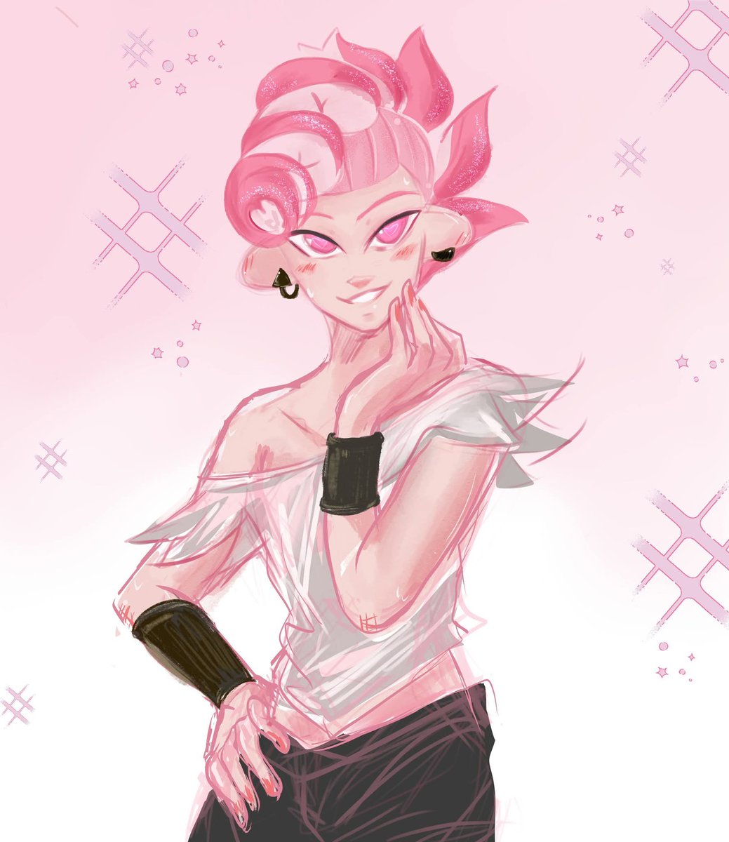 BotnyB's tweet image. Trying to sketchy more lose &amp;gt;/0/&amp;lt;
Botny: *during training* "Oh; I'm Sorry I got distracted~♡ let's start from the top?" 😘 #Splatoon #splatoon3