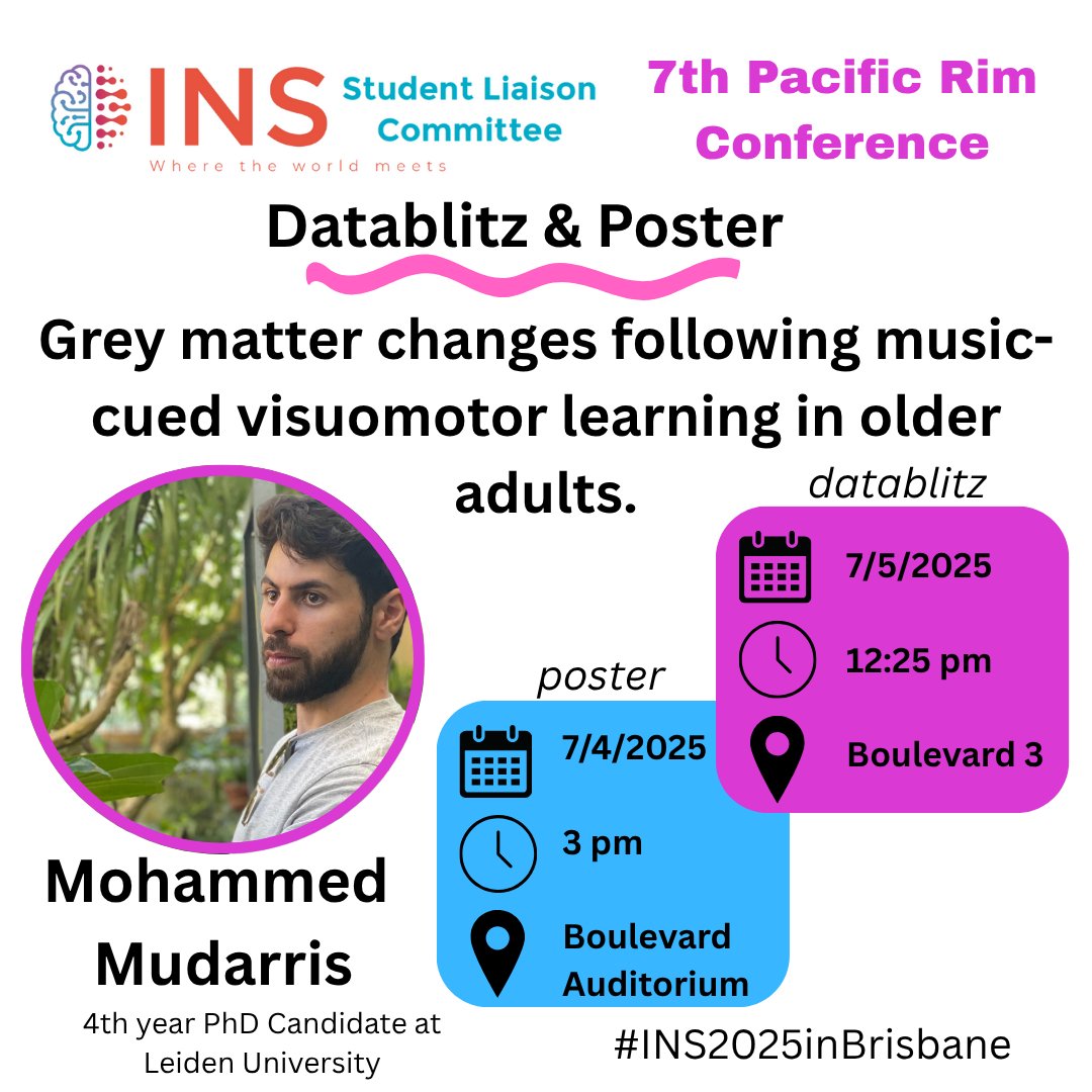 ins_slc's tweet photo. In-training member @mamudarris 
will be presenting his research at #INS2025inBrisbane 

Check out his poster and/or datablitz! 
@INSneuro
@ASSBI1 https://t.co/pcg2ZWB5AV