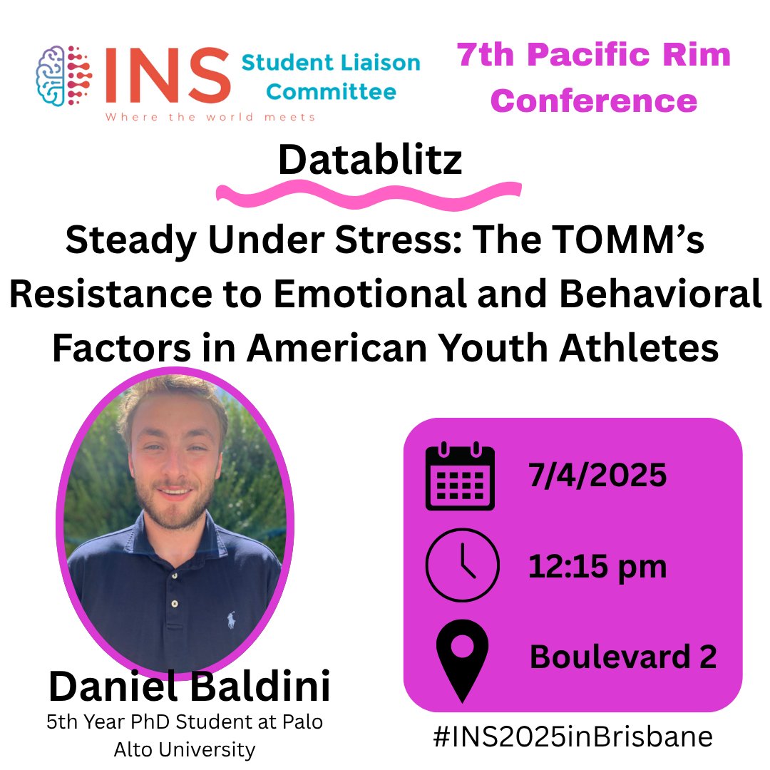 INS Student Liaison Committee (@ins_slc) on Twitter photo In-training member <a href="/dtbaldini/">Daniel Baldini</a> is presenting some interesting research at #INS2025inBrisbane ! Check out his datablitz ! In-training member <a href="/dtbaldini/">Daniel Baldini</a> is presenting some interesting research at #INS2025inBrisbane ! Check out his datablitz !