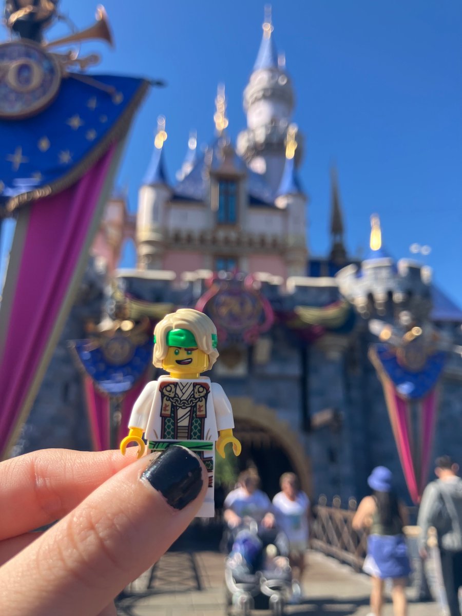openlycomplex's tweet image. took lloyd garmadon to disneyland :D