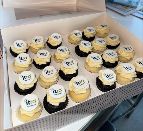 itromelbourne's tweet photo. As we wrap up the financial year, we wanted to thank our incredible team for all their hard work, dedication, and teamwork.

To celebrate, we surprised everyone with some itro branded cupcakes! A fun way to say thank you to our amazing team!

Here’s to continued success! https://t.co/hXC6ecUrot
