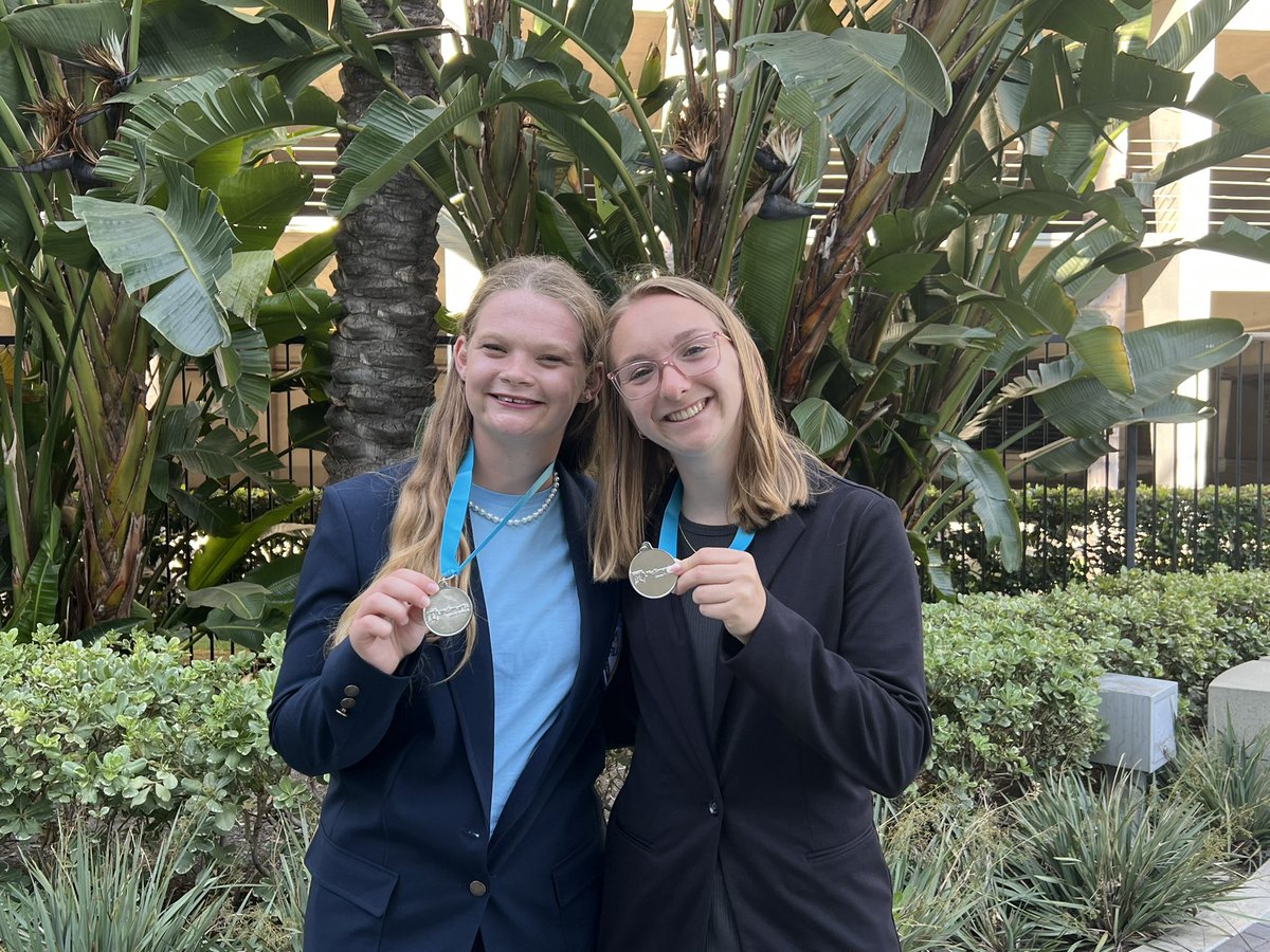 MuskegoFBLA's tweet photo. 2nd in the Nation - LifeSmarts
Kailey Petersen &amp; Ella Maltar https://t.co/00ygYCthWX