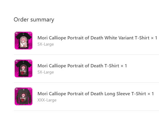 trentacusx's tweet photo. Preorder your Mori Calliope Portrait of Death shirts today! I know I did. #deabeats #vtubermerch #hololiveEN #moricalliope #ghostxghost https://t.co/P1P6MKH6vK