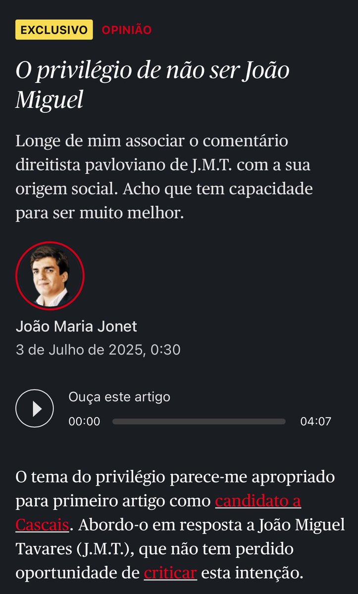 Deixo um artigo de resposta para quem queria algo menos engraçadinho no Twitter (link em baixo)