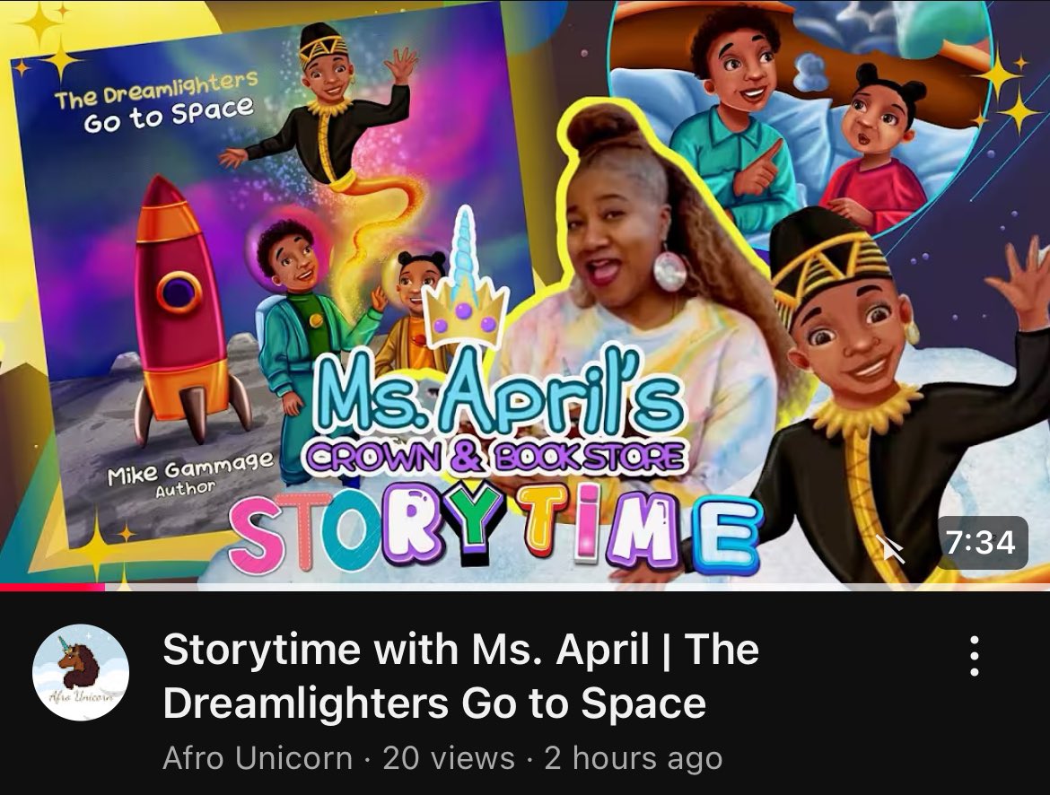 MikeWrites4Kids's tweet photo. #ICYMI: Our book was featured on Ms. April’s Crown &amp; Bookstore! 🏆📚
 
Watch the full feature now on YouTube: https://t.co/YPqHNHoZ4N

#ChildrensBooks #BlackAuthors #BookFeature #LiteracyMatters #MikeWritesForKids #RepresentationMatters #AuthorsOfX #YouTubeDrop https://t.co/Lt69Ab3u3A