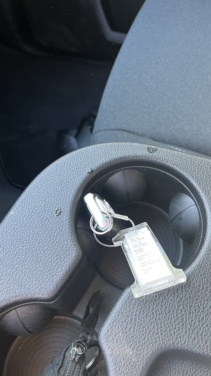 feedmeRN's tweet photo. @Hertz picked up my rental today and the interior is dirty. This is actually not a first…seems like every car rented these days are not even cleaned out. Bring back clean rentals or wipes like you provided during COVID. https://t.co/BOQjgjza98