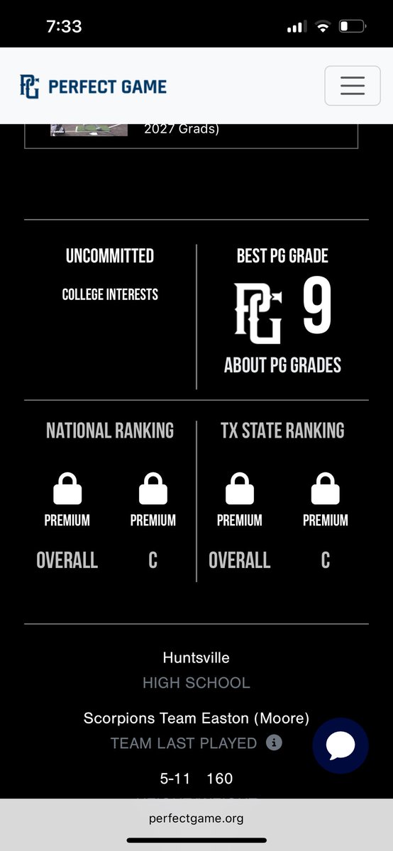 Thank you perfect game for the write up and the pg grade