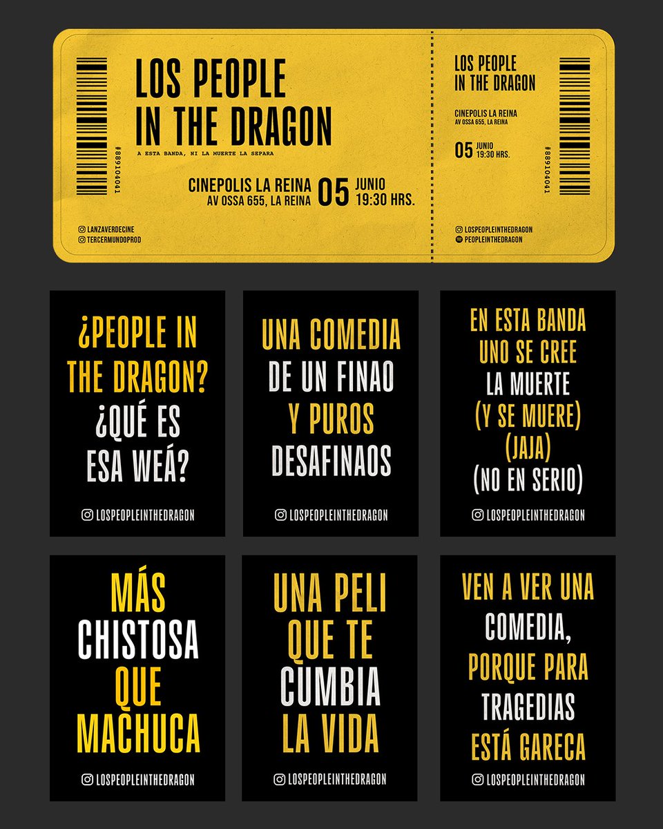 IgnacioRuizCine's tweet photo. Estos meses me toco diseñar el afiche de #LosPeopleInTheDragon  y otras piezas gráficas para promocionar el estreno en calles, internet y cines. Fueron un par de meses intensos de trabajo con @LosPablosGrines, @c_huaiquimilla y @guillemigrik Gracias por la oportunidad!! 🎞️🐉🔥 https://t.co/csyviKSyZz