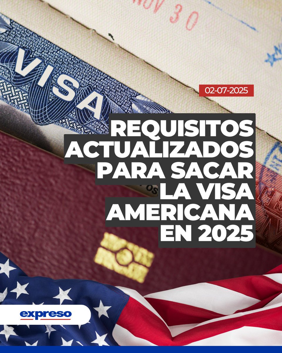 Expresoec's tweet photo. Solicitar una visa para viajar a Estados Unidos desde Ecuador en 2025 implica cumplir con una serie de requisitos que han sido ajustados recientemente. 

Aquí te contamos todo lo que debes saber 👉 https://t.co/i3KHj8koBH https://t.co/g9wFJFqe0G