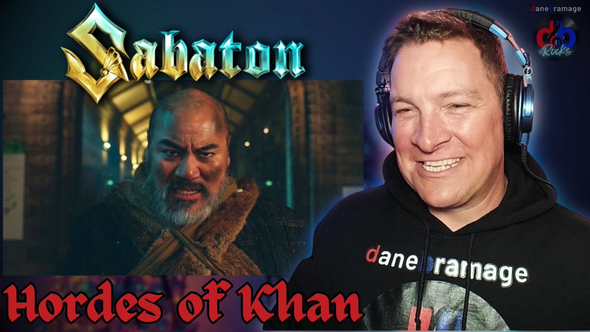 DaneBrmgROCKS's tweet image. Get ready for some power metal history! I'm reacting to the brand new single from one of my all-time favorite bands, SABATON - "Hordes of Khan" (Official Music Video)! @sabaton 

danebramageROCKS.com

#danebramagerocks #reaction #Sabaton #HordesOfKhan #PowerMetal #GenghisKhan
