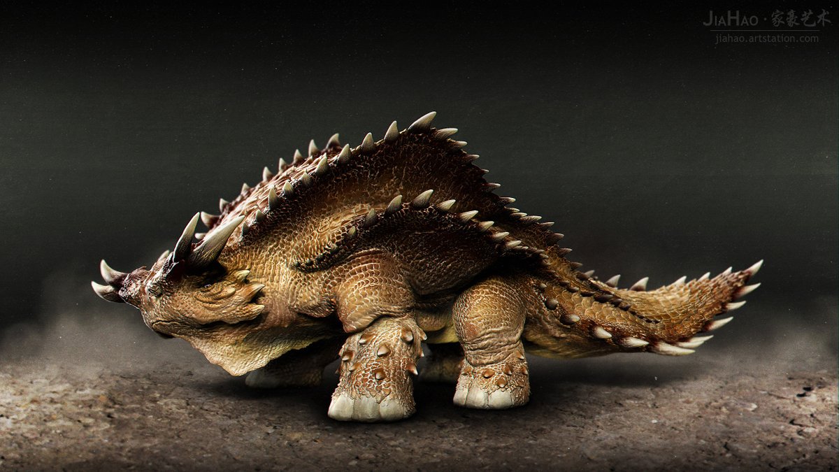 Razorthorn, concept design of a new creature, a personal project &amp; IP.

#zbrush #creature #gamedev #concept #design