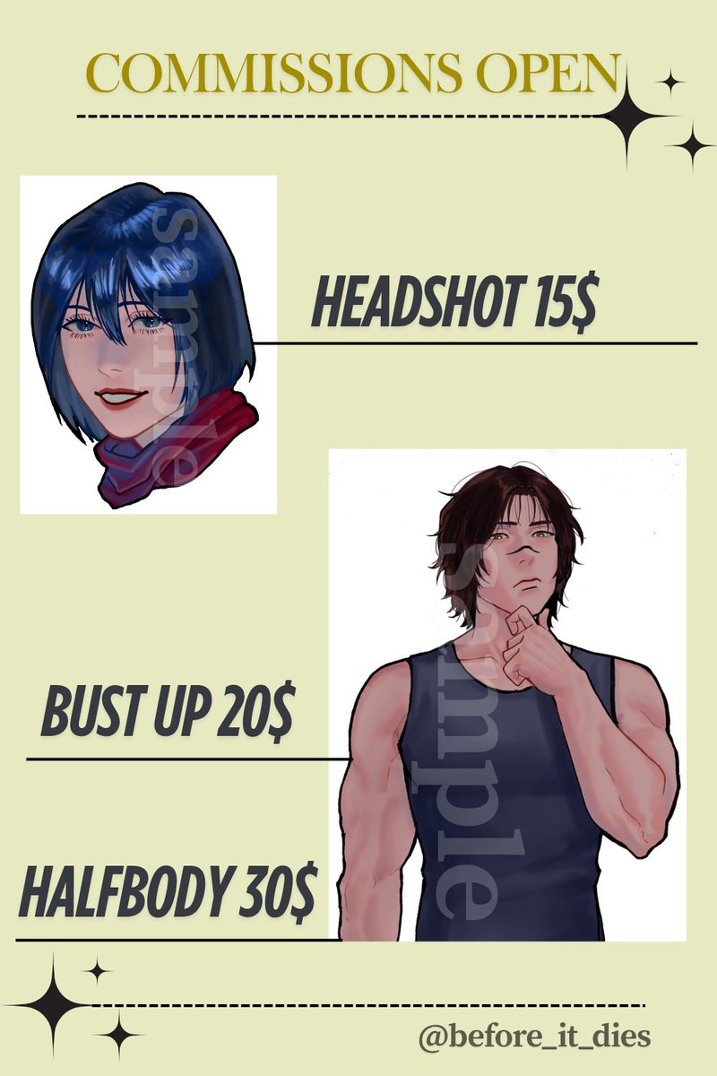 before_it_dies's tweet image. All kinds of support are appreciated
#artcommissions