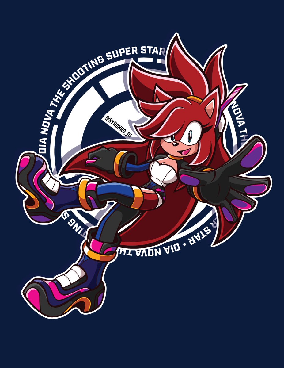 Time to go Super Nova!🌟 Dia's so cooooool.

#sonicexpo #sonicexpo2025 #sonicthehedgehog #sonicartist #sonicart #vectorart #sonicoc #dallas