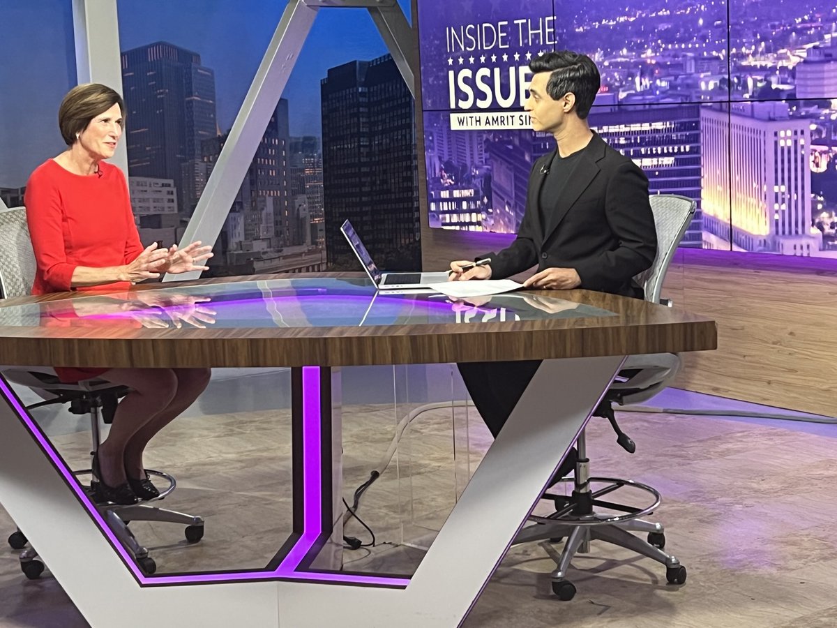 MimiWaltersCA's tweet image. I always enjoy talking about the latest political issues with @amritsingh on @IssuesOn1 @SpecNews1SoCal.