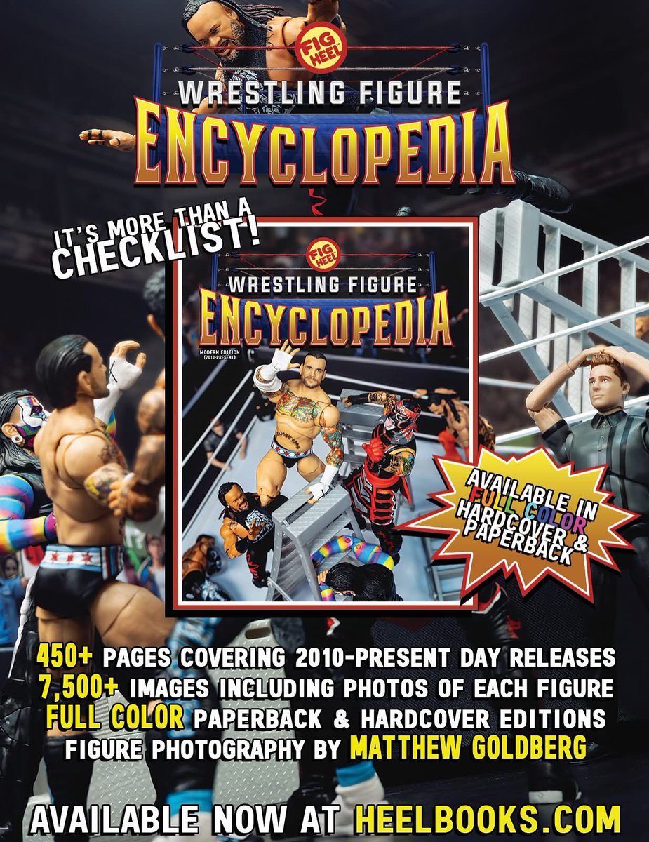The 2025 Wrestling Encyclopedia from <a href="/thefigheel/">Fig Heel</a> is available to order at HeelBooks.com.

He does a great job with these so check it out!

#ScratchThatFigureItch