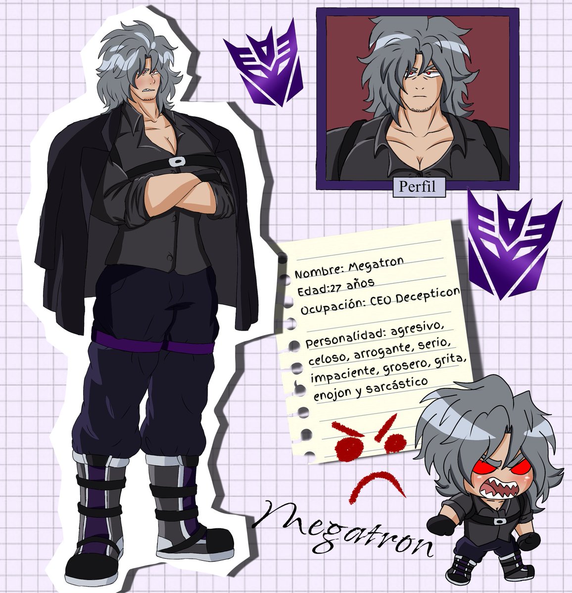 _Dark_Zand_'s tweet photo. Soy fan de los transformers, versiones humanas a mi estilo, en este mundo ahí guerra de muertes, solo guerras entre empresarios (ni se nada de negocios) trabajare en el diseño de los que me faltan #TransformersPrime #Transformersfanart #megatron https://t.co/IIIvZBCams