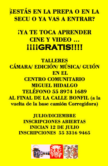 KenobiCharly's tweet photo. @TlalpanVecinos Estimados vecinos: Hacemos estos talleres para alejar a la adolescencia de las drogas y el llamado de la delincuencia. Nos ayudan a difundir? Gracias, serán en el Centro Comunitario Miguel Hidalgo a partir del sábado 12 de julio. Saludos cordiales. https://t.co/sV9d7NPT46