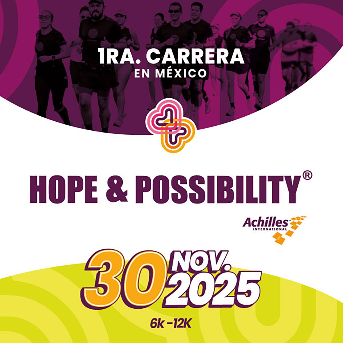 Emoción Deportiva (@emociond) on Twitter photo Un paso histórico hacia la inclusión.
Este 30 de noviembre llega a México la primera edición de Hope & Possibility, una carrera que celebra la participación de personas con discapacidad en el deporte.
🏃6k y 12k
🎟️Inscríbete por $599 👉buff.ly/OewFBJg o en Tiendas Martí Un paso histórico hacia la inclusión.
Este 30 de noviembre llega a México la primera edición de Hope & Possibility, una carrera que celebra la participación de personas con discapacidad en el deporte.
🏃6k y 12k
🎟️Inscríbete por $599 👉buff.ly/OewFBJg o en Tiendas Martí