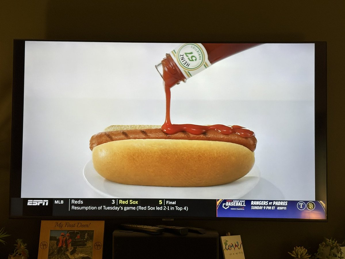CamdenBucey's tweet image. ESPN just aired an absolutely offensive and grotesque commercial from @HeinzTweets during a @Cubs game.