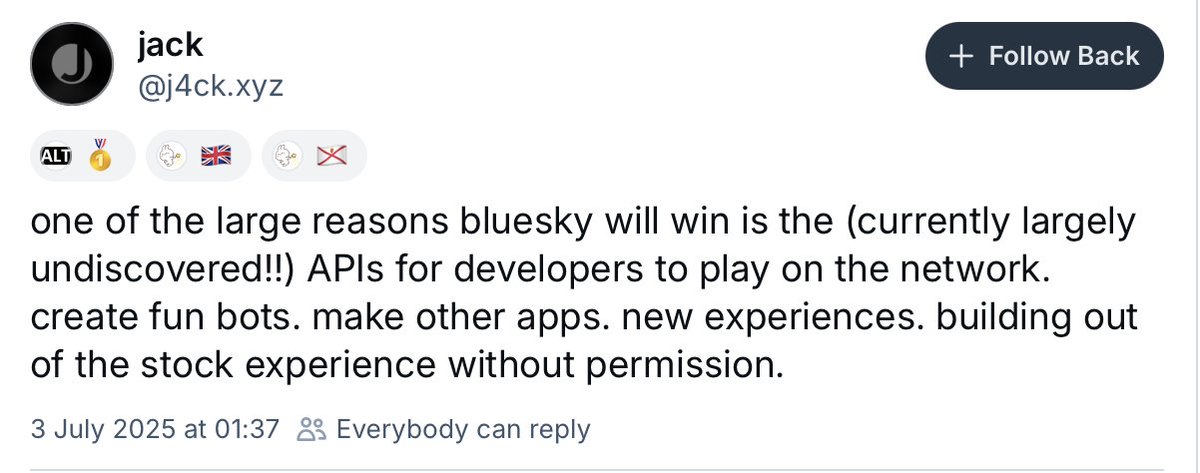 Psst! Wanna play with a social network API where you can build anything you can think of, for free, not for 100s or 1000s of $$ with some pitiful monthly usage limits? Come to this other place :>