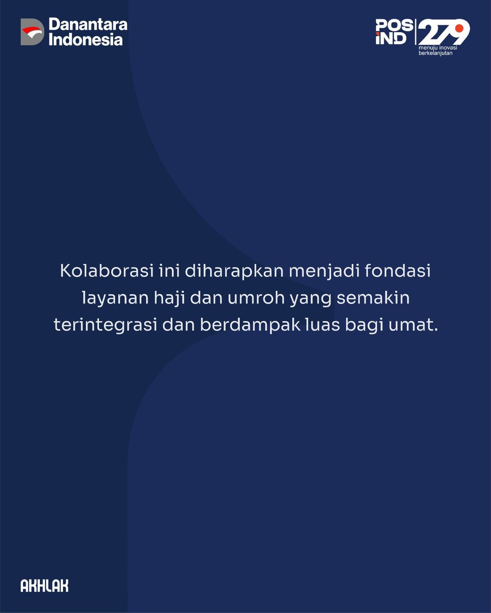 BumnRapiJypr's tweet photo. PosIND dan BPKH resmi menjalin kolaborasi untuk memperkuat layanan logistik haji dan umroh.
#PosINDLayananHajiUmroh
#PosIND
#PosIndonesia
#KantorPos
#PosPay
#PosAja
#KirimPaketPos
#BUMN
#BUMNUntukIndonesia
#279thPosIND
#MenujuInovasiBerkelanjutan https://t.co/FDAxnppF6a