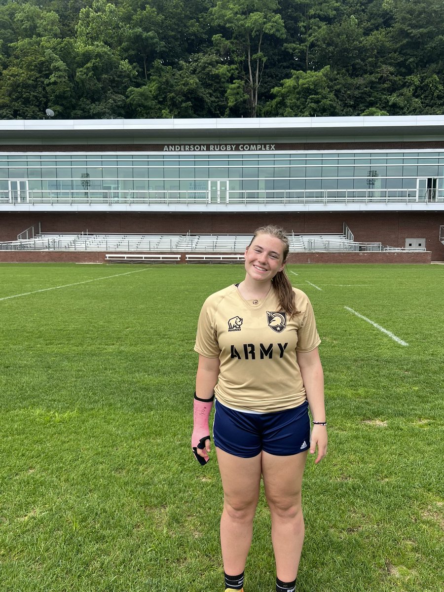 Thank you <a href="/ArmyWP_WRugby/">Army Women’s Rugby</a> for an amazing Rugby camp this week. Thank you Coach Jenn, Coach Amber, and Coach Sara. I was able to learn so much, improve my Rugby IQ, and improve my skills. #BeatNavy
