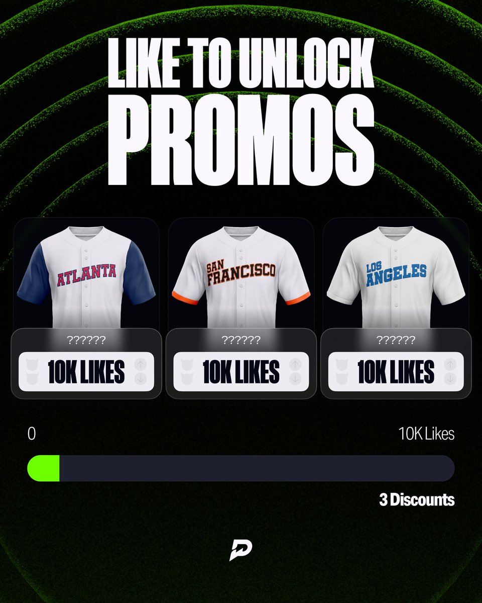 RUN IT 🆙

If this post gets 10K likes, we'll drop THREE discounts for tomorrow's MLB games 🫡