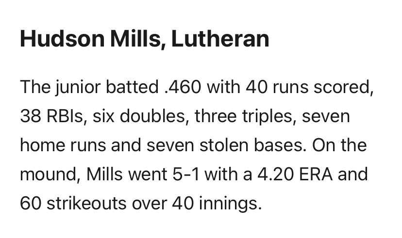Willis Mills (@idineindy) on Twitter photo Congrats to <a href="/HudsonMills03/">Hudson Mills</a> on his selection to the IHSAA All Central Indiana Super Team
2nd Team
Nice work kid!
<a href="/LutheranSaints/">Lutheran HS - Indpls</a>
<a href="/PHAthletics00/">Powerhouse Athletics</a>
<a href="/CodyFowlerPH/">Cody Fowler</a> Congrats to <a href="/HudsonMills03/">Hudson Mills</a> on his selection to the IHSAA All Central Indiana Super Team
2nd Team
Nice work kid!
<a href="/LutheranSaints/">Lutheran HS - Indpls</a>
<a href="/PHAthletics00/">Powerhouse Athletics</a>
<a href="/CodyFowlerPH/">Cody Fowler</a>