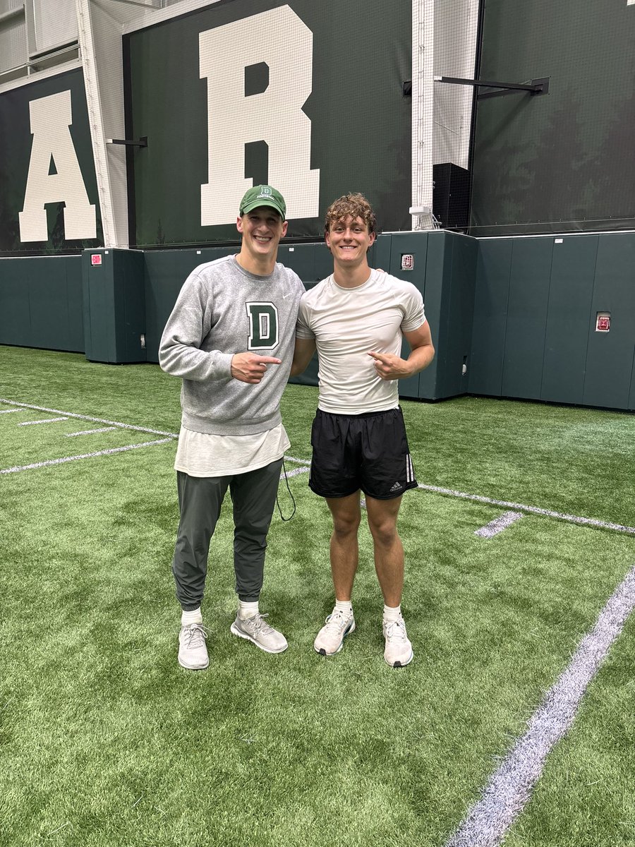 ColtonLess's tweet image. Stop #2 on last weeks road trip gave me the opportunity to compete in #TheWoods. Thank you to the @DartmouthFTBL staff for the excellent coaching and allowing me to showcase my skills! 
@coachmcthompson @Berlin_Bears_FB @CoachSchrock03 @_Coach_Harris