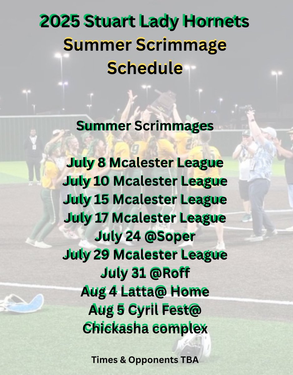 ReaganDominic27's tweet photo. My senior year summer scrimmages start next week! Here’s my summer schedule if anyone is interested in coming and watching some great softball. #uncommitted2026 @MSC_Softball @SSC_Softball @ECUTigersSB @Rosestatesb @NWOSUSOFTBALL @EOSC_Softball https://t.co/NdkHmTJ25y