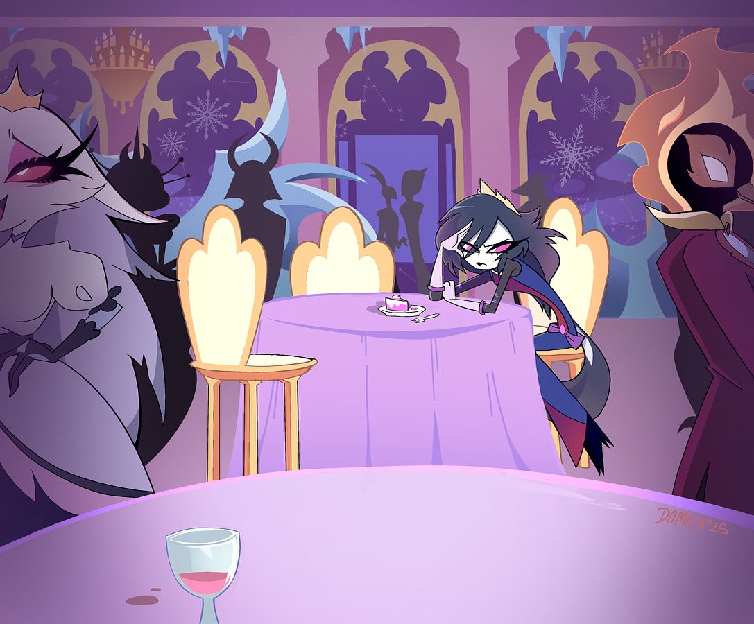 I MISS VIA SO MUCH IM GOING TO KAY EM ESS ☹️😔😭☹️☹️ #helluvaboss #octaviahelluvaboss #helluvabossfanart