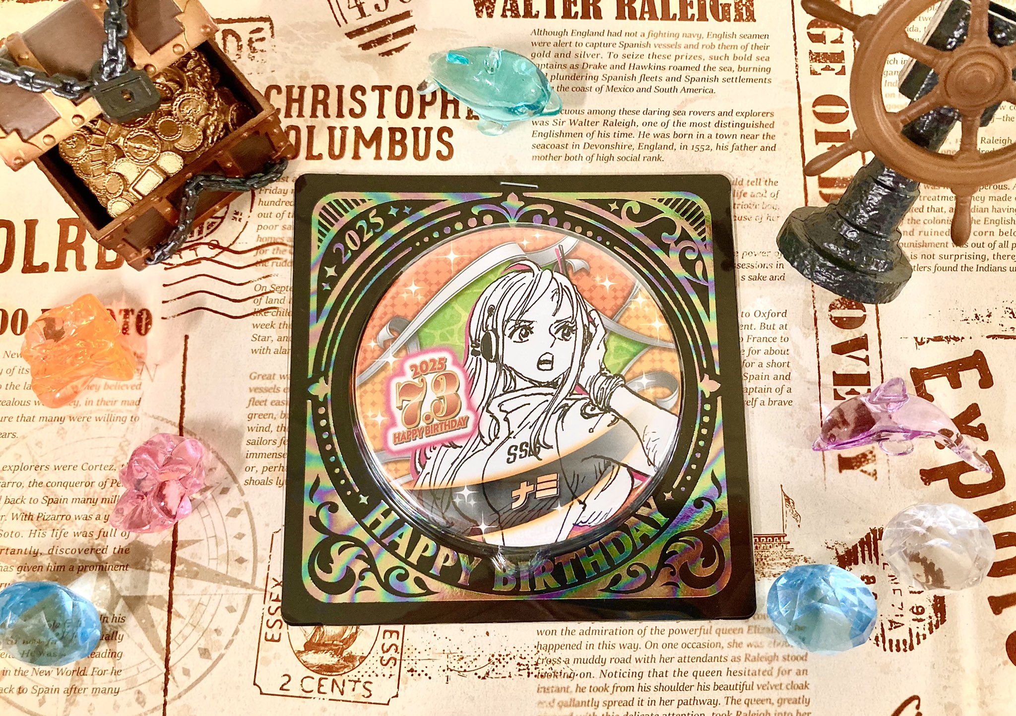 ONE PIECE ワンピース 20周年 1000話 記念 缶バッジ ナミ - メルカリ