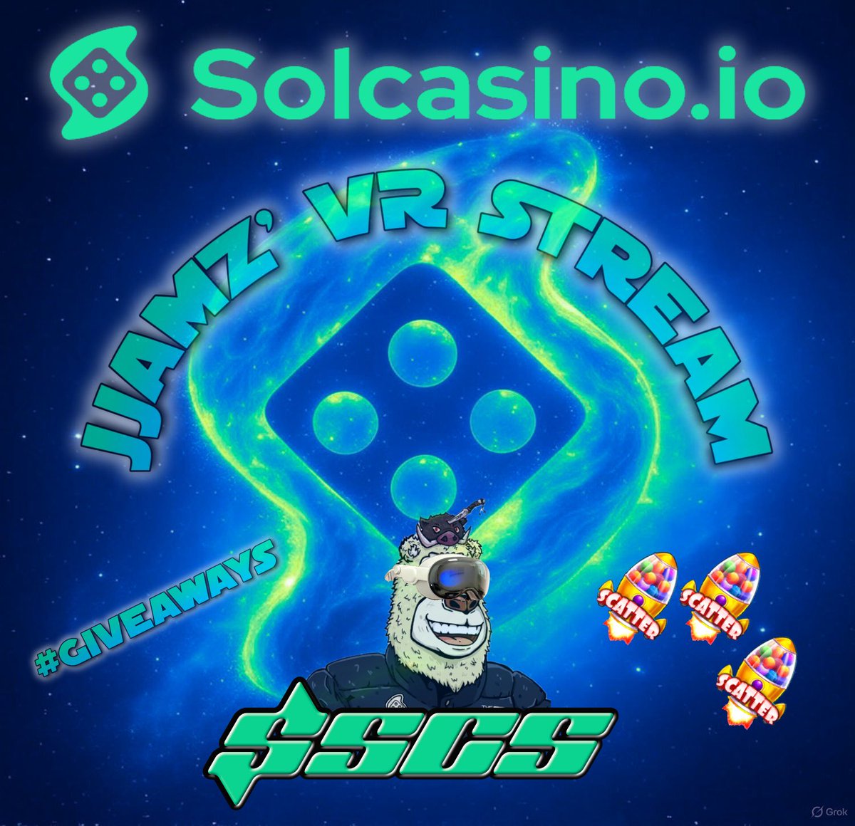 xXKaptainKillXx's tweet image. Let me start by saying “The ticker is $SCS”
Gamble with it, stake for $USDC revshare, irl item raffles, platform perks. It’s deflationary, burns monthly, and some of it could be yours!
All you gotta do is like, retweet, follow me, and @Solcasinoio, and one lucky person will…