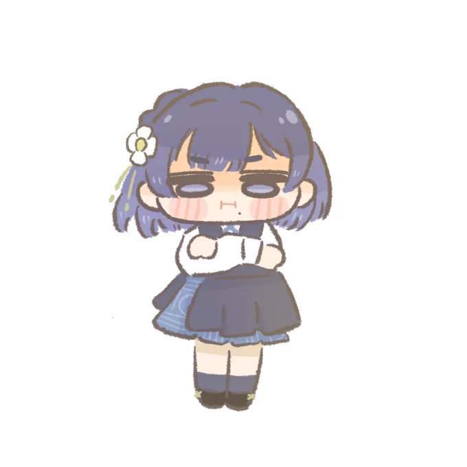 美鈴ちゃんらくがき30分ver ぷりぷり怒ってるのかわいいから毎回不機嫌な顔させちゃうのごめんね…