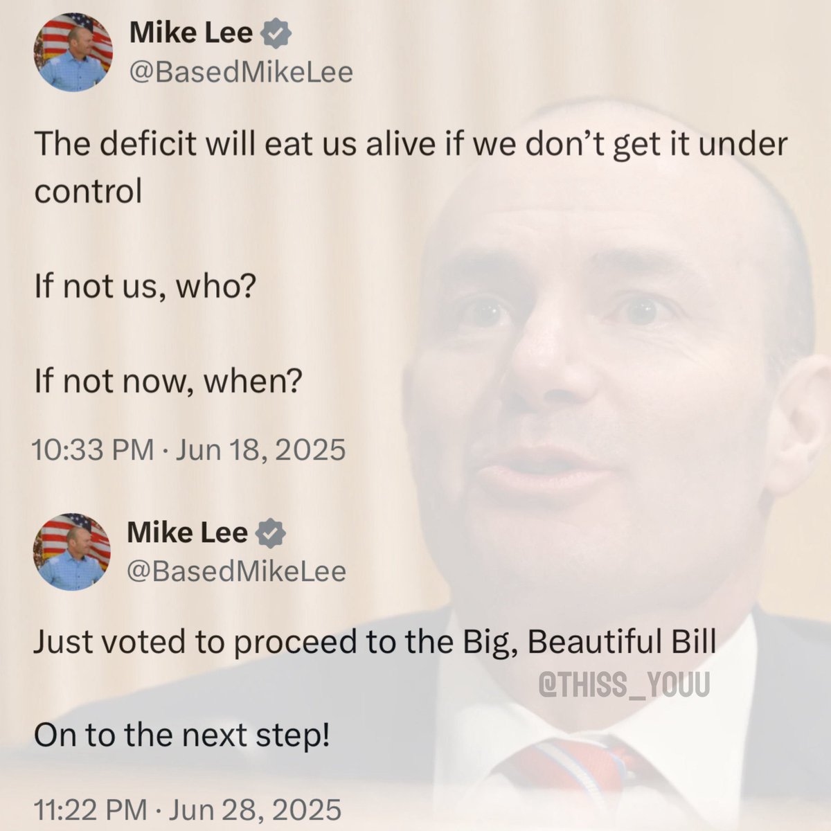 Hey <a href="/BasedMikeLee/">Mike Lee</a> dis you?
