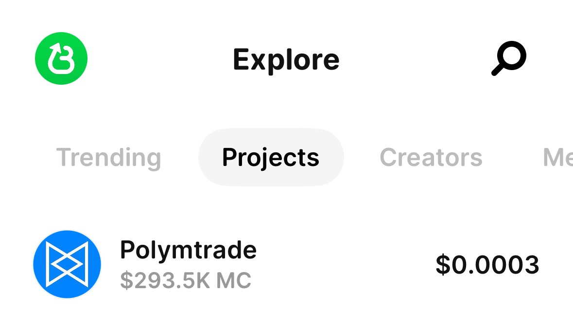 polymtrade's tweet photo. We’re officially listed in the @BelieveApp — now visible under the “Projects” tab.

Search isn’t live yet, but we hope that’s fixed soon.

Big thanks to the Believe team for making it happen. https://t.co/Lhm0LLpZEH