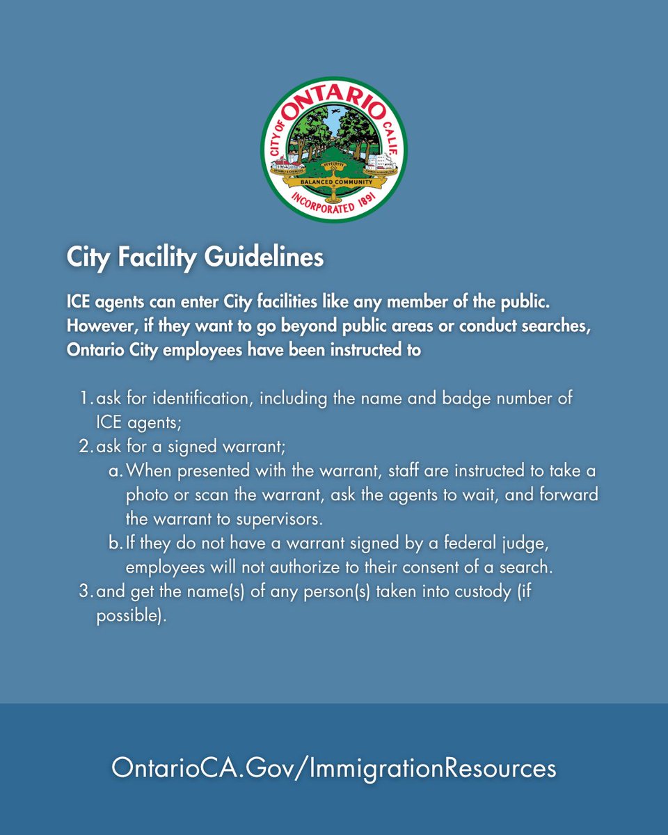 At the 7/1 City Council meeting, the community voiced their concerns about ICE activity in our area. The Mayor &amp; City Council directed staff to develop an informative public outreach campaign to provide a space with accurate info on immigration resources &amp; City policies.